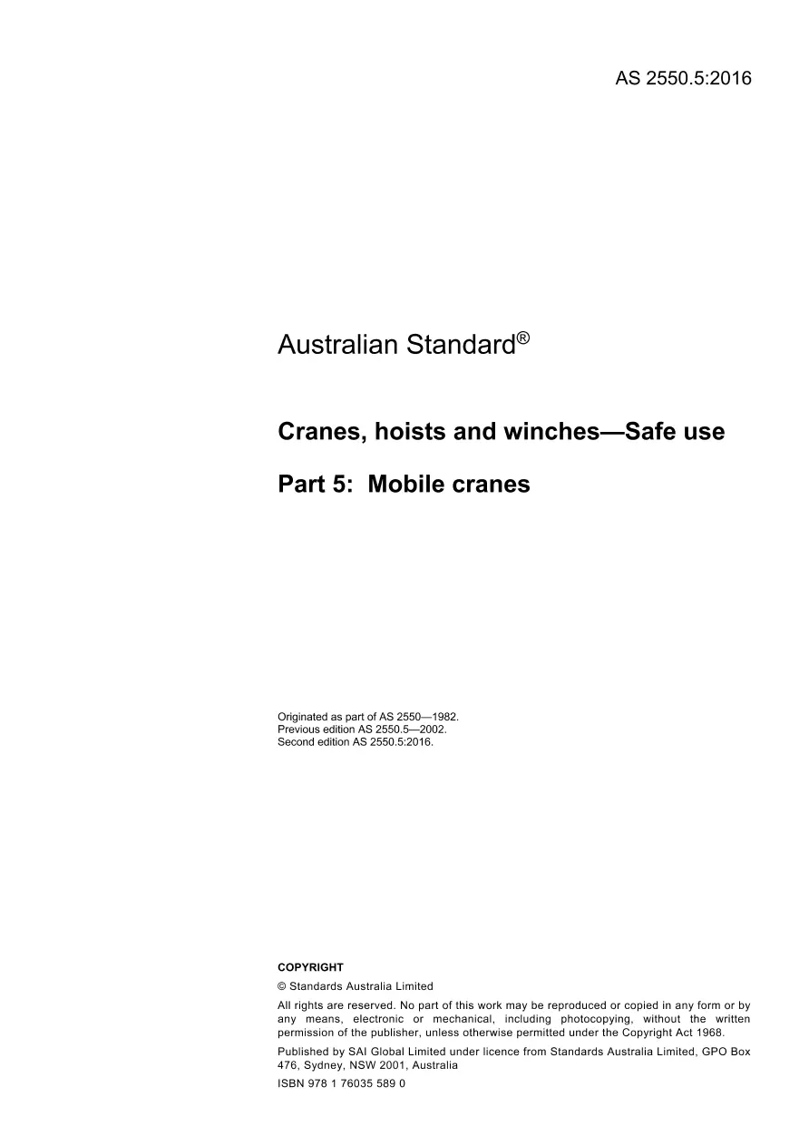 AS 2550.5:2016 AS 2550.5:2016 pdf