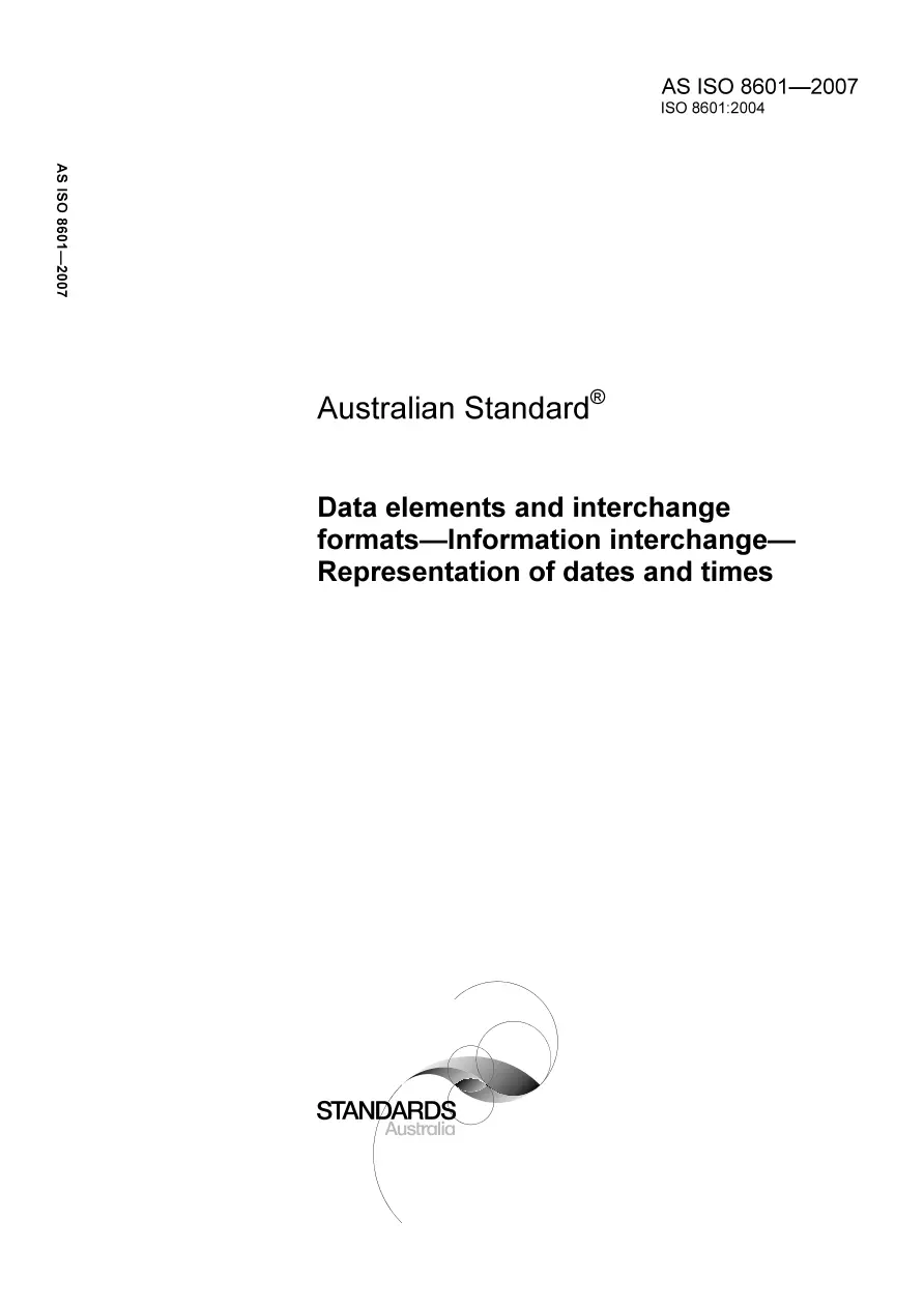 AS ISO 8601-2007 pdf