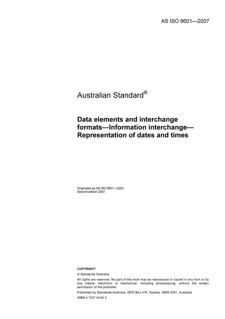 AS ISO 8601-2007 pdf