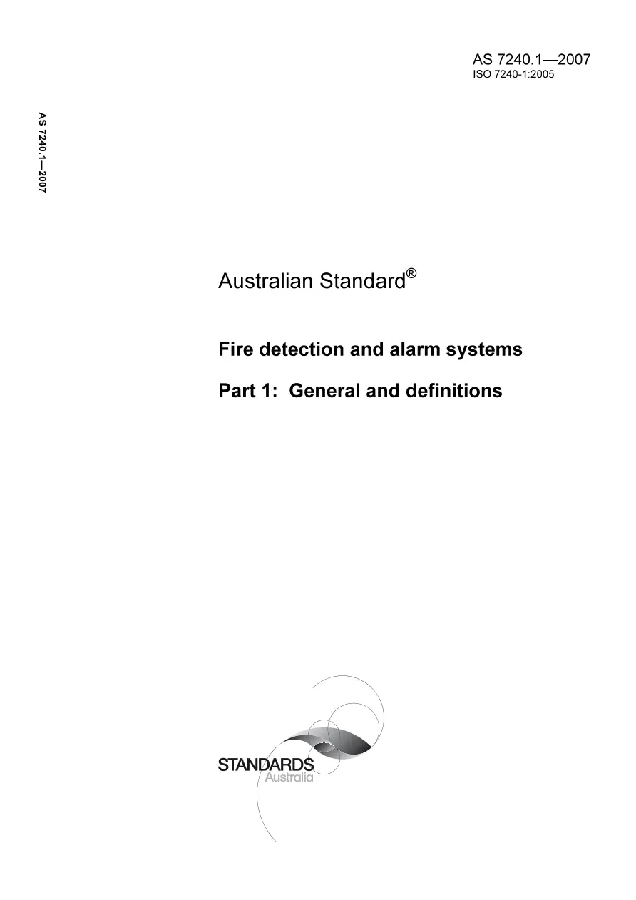 AS 7240.1-2007 AS 7240.1-2007 pdf