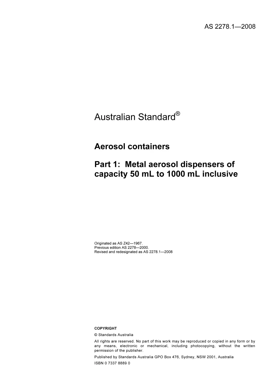 AS 2278.1-2008 AS 2278.1-2008 pdf