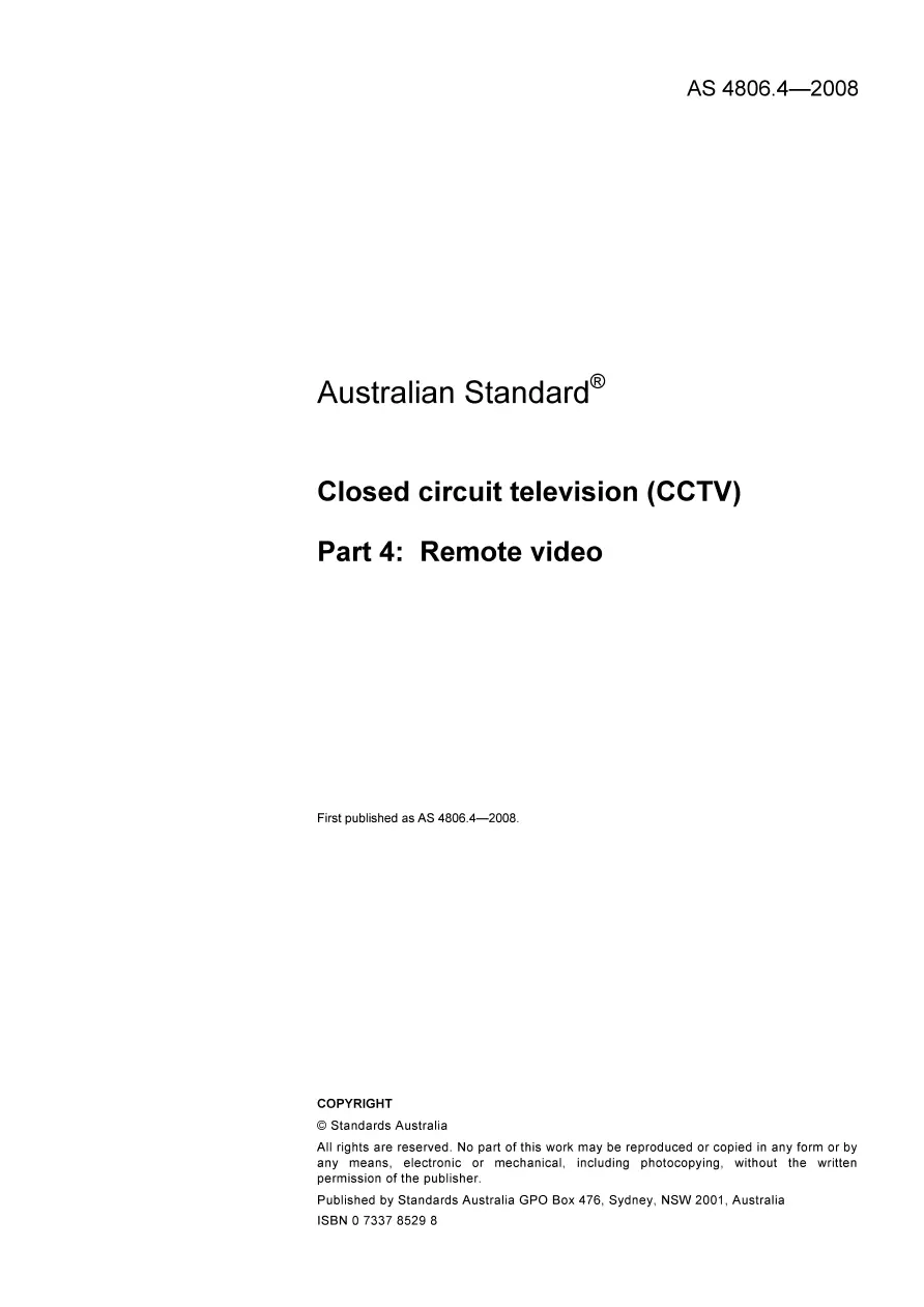 AS 4806.4-2008 pdf