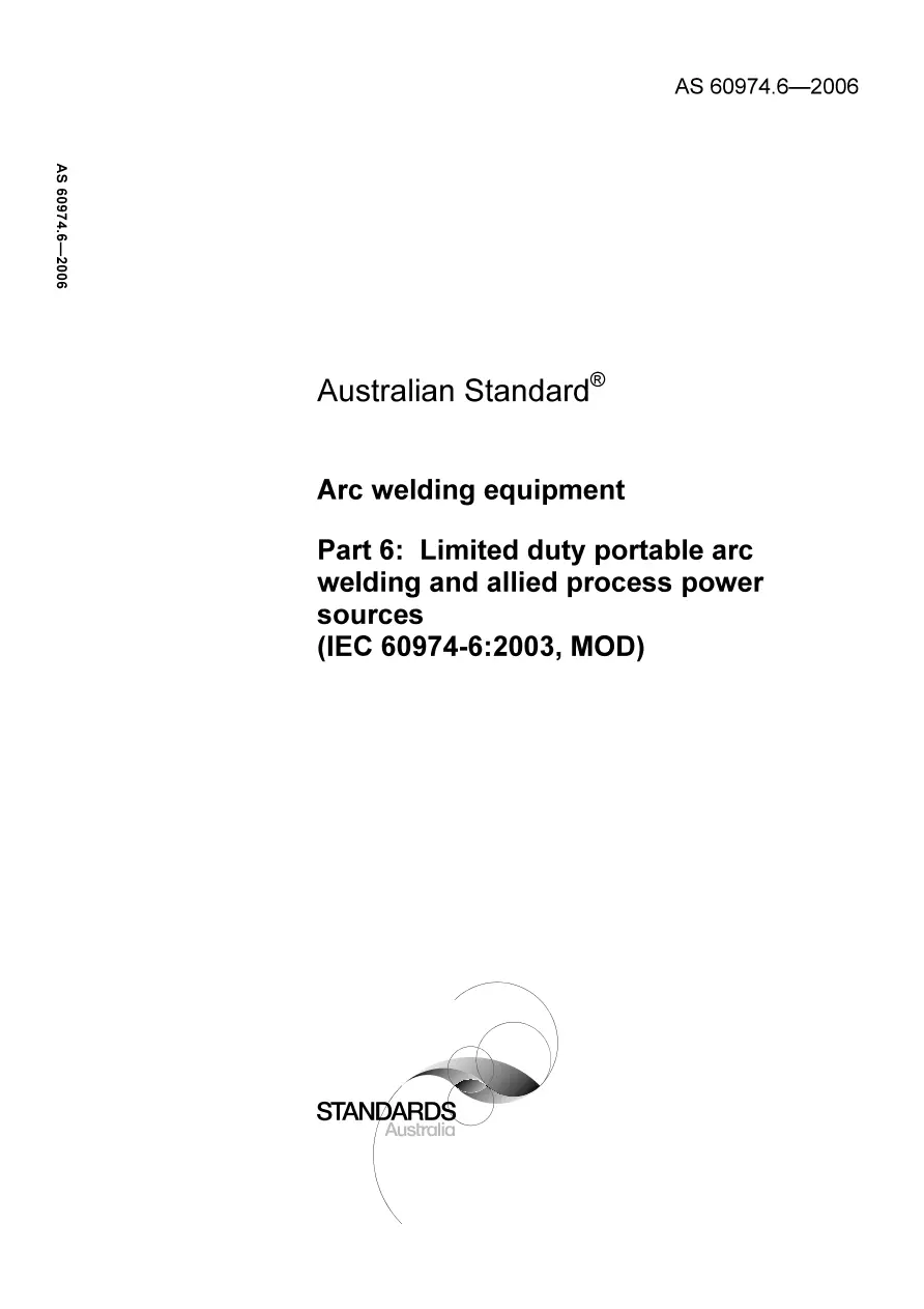 AS 60974.6-2006 AS 60974.6-2006 pdf