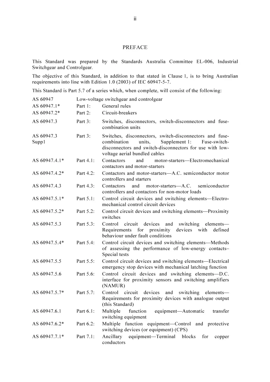 AS 60947.5.7-2004 AS 60947.5.7-2004 pdf