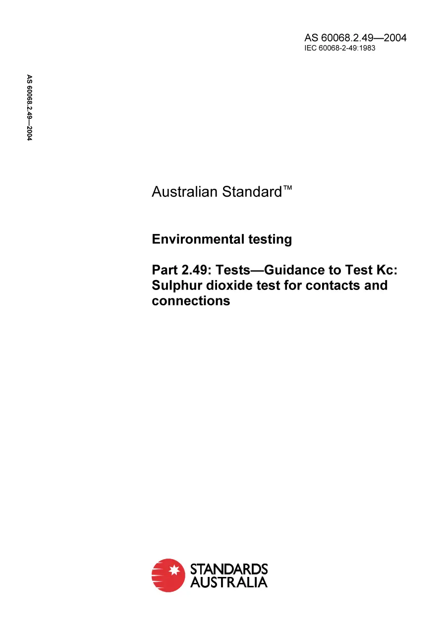 AS 60068.2.49-2004 AS 60068.2.49-2004 pdf
