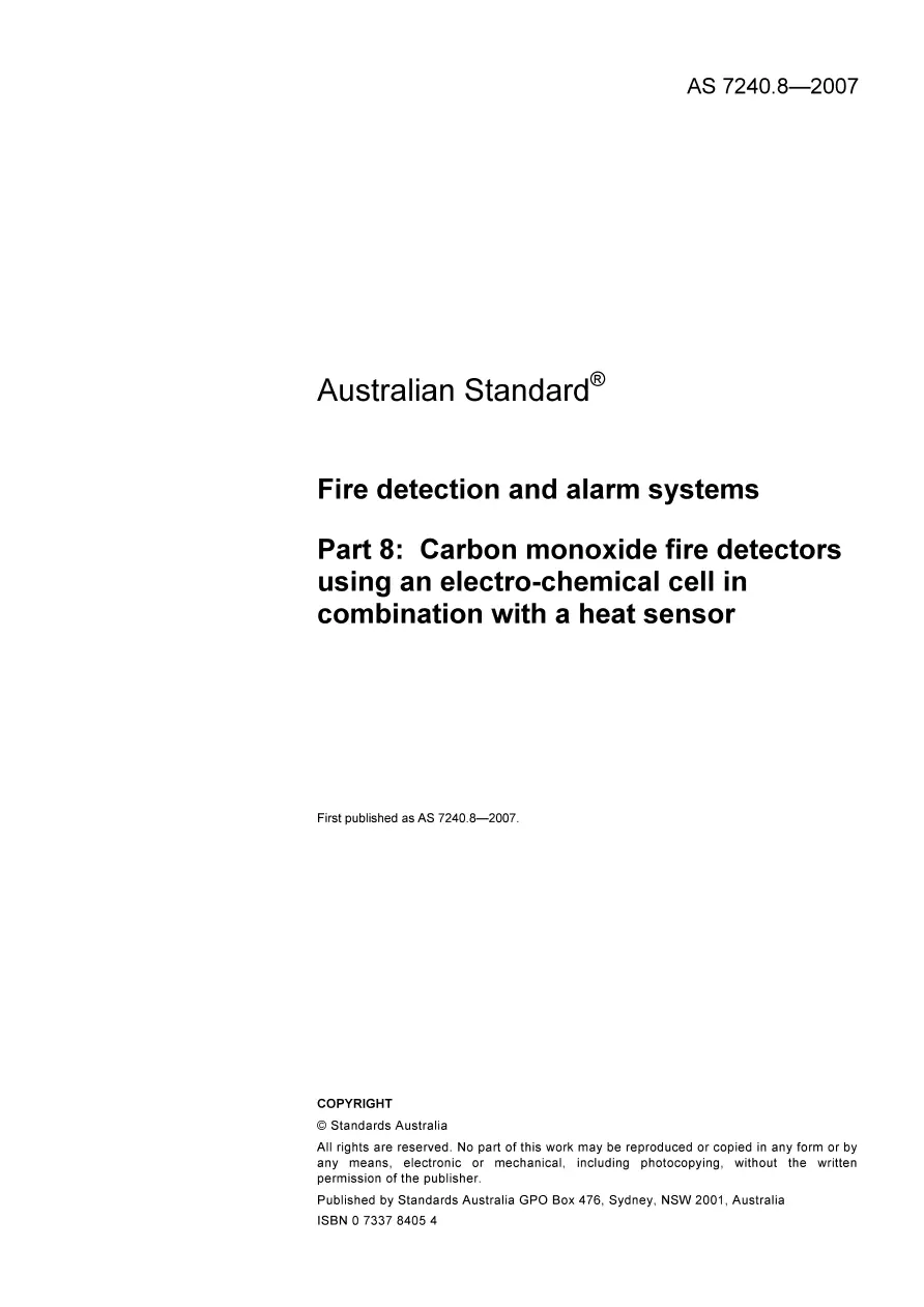 AS 7240.8-2007 AS 7240.8-2007 pdf