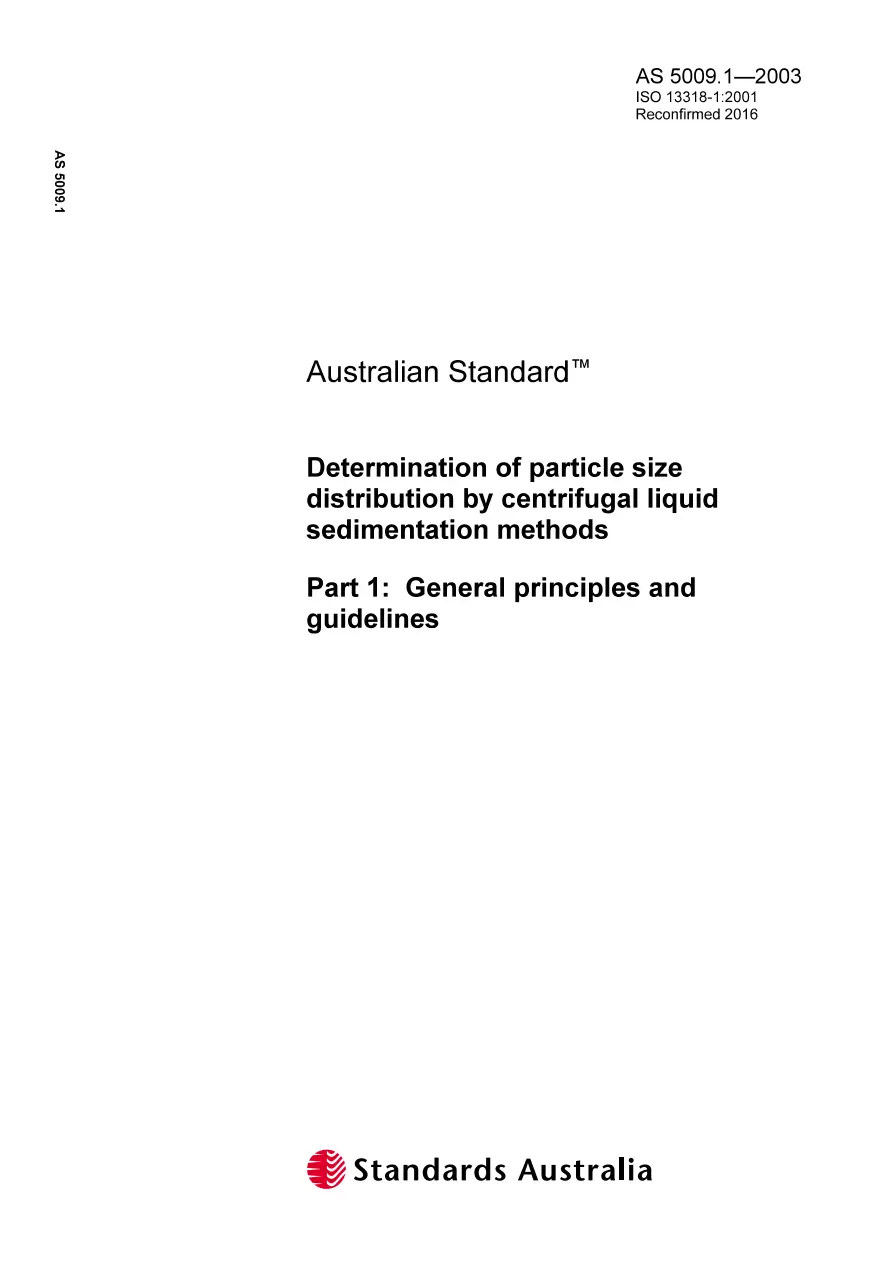 AS 5009.1-2003 AS 5009.1-2003 pdf