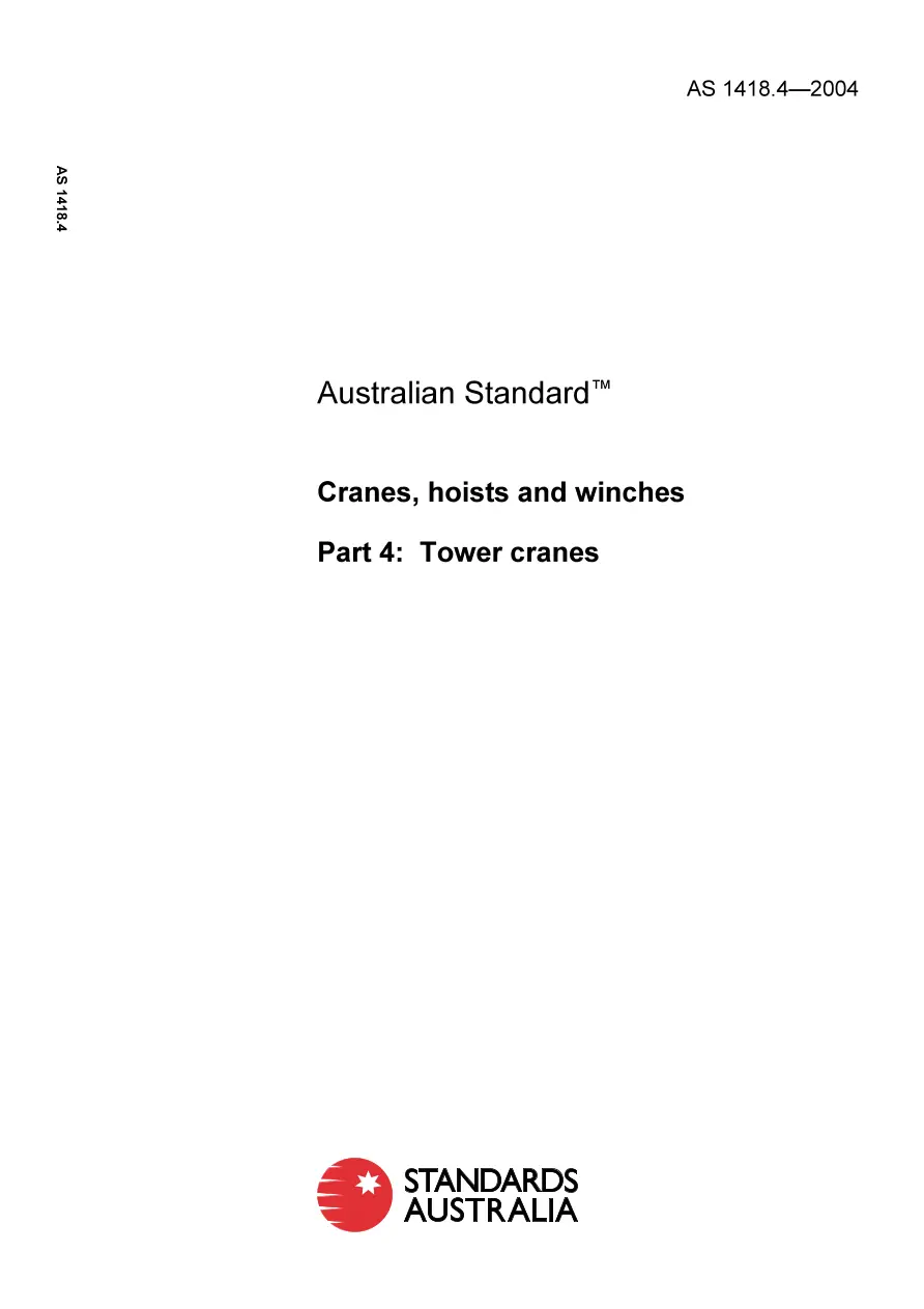 AS 1418.4-2004 AS 1418.4-2004 pdf