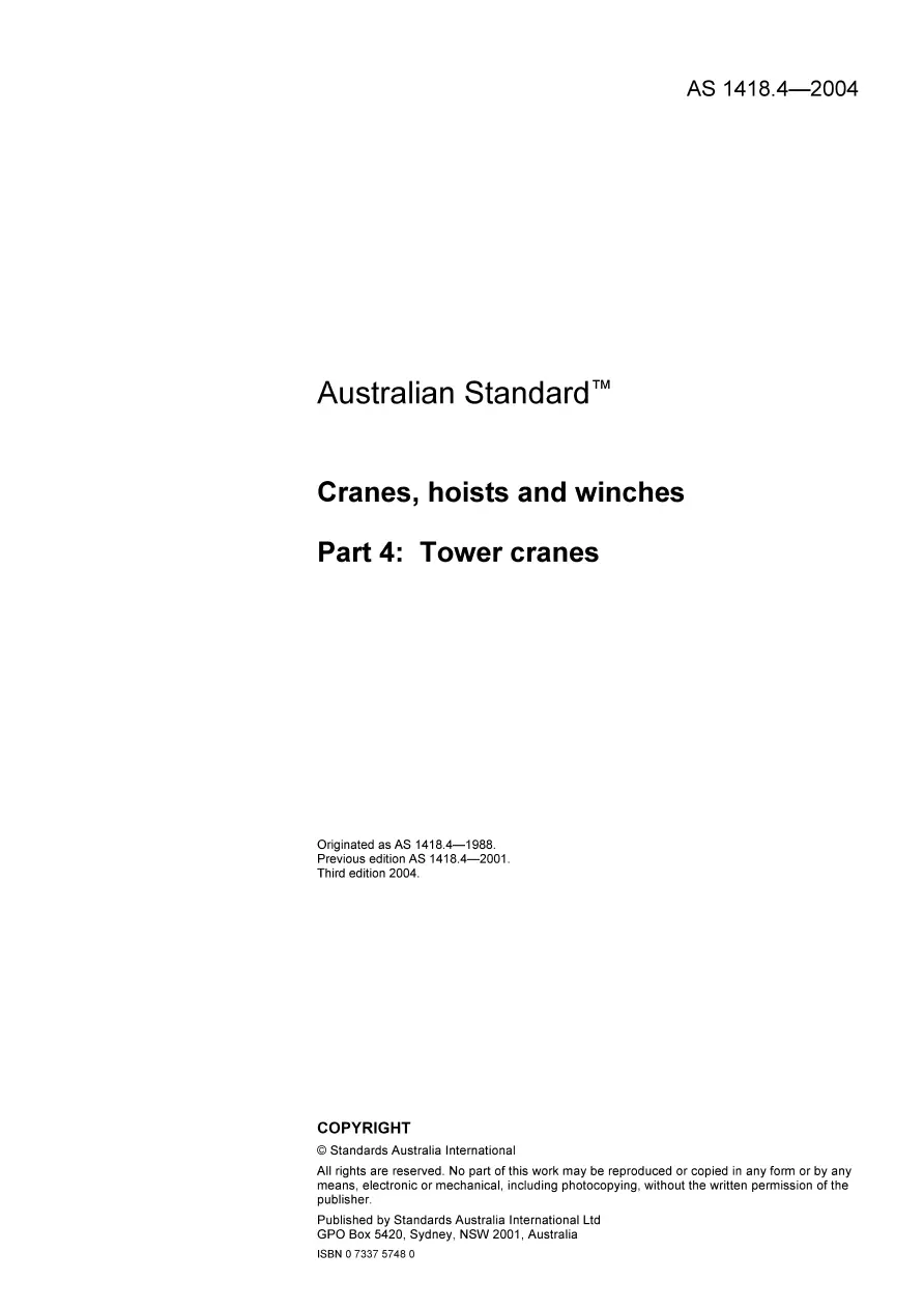 AS 1418.4-2004 AS 1418.4-2004 pdf