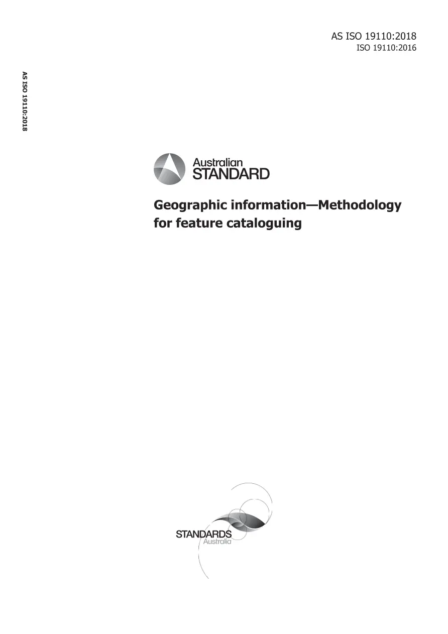 AS ISO 19110:2018 AS ISO 19110:2018 pdf