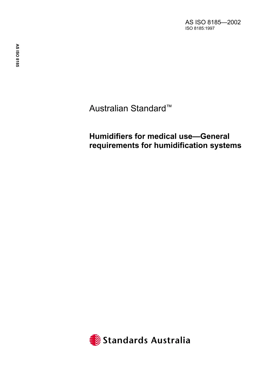 AS ISO 8185-2002 pdf