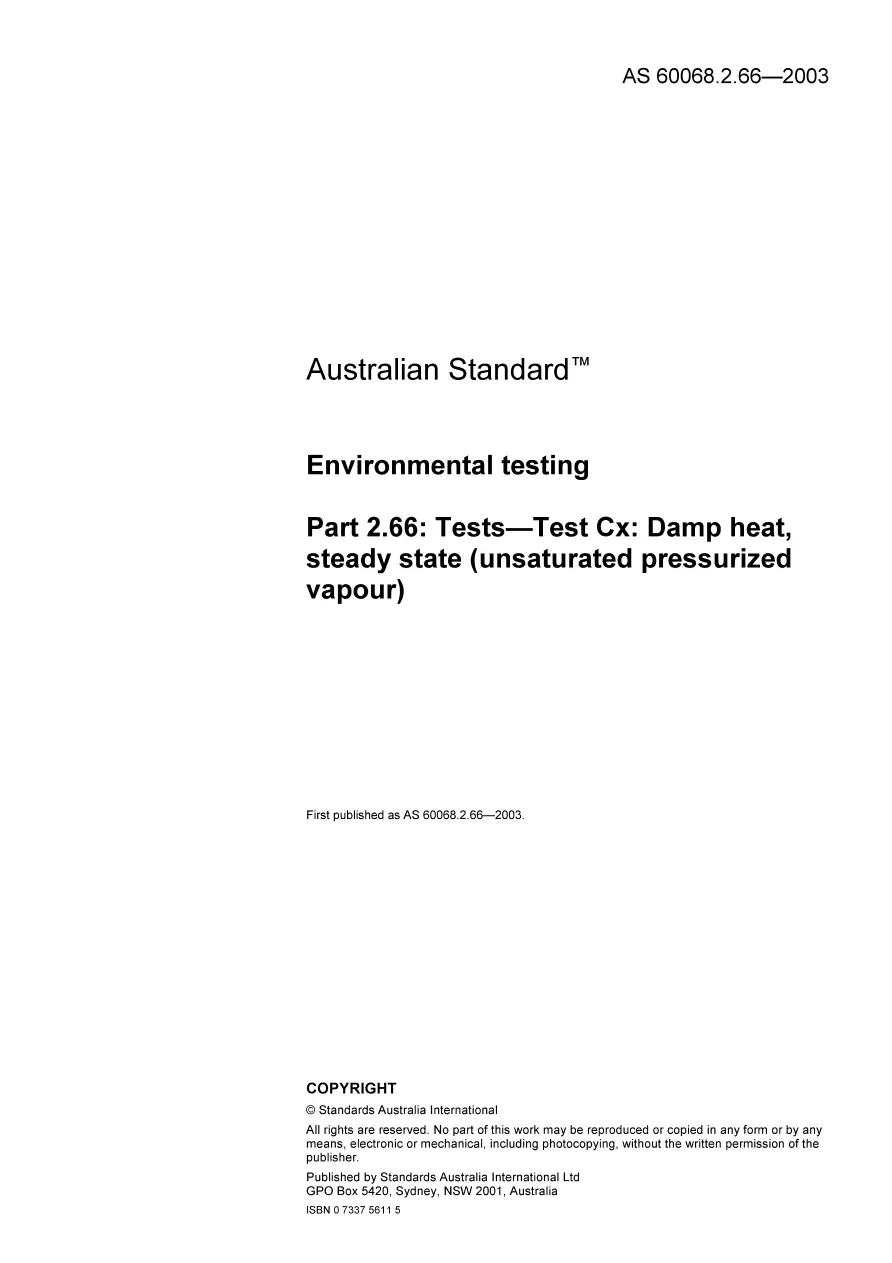 AS 60068.2.66-2003 pdf