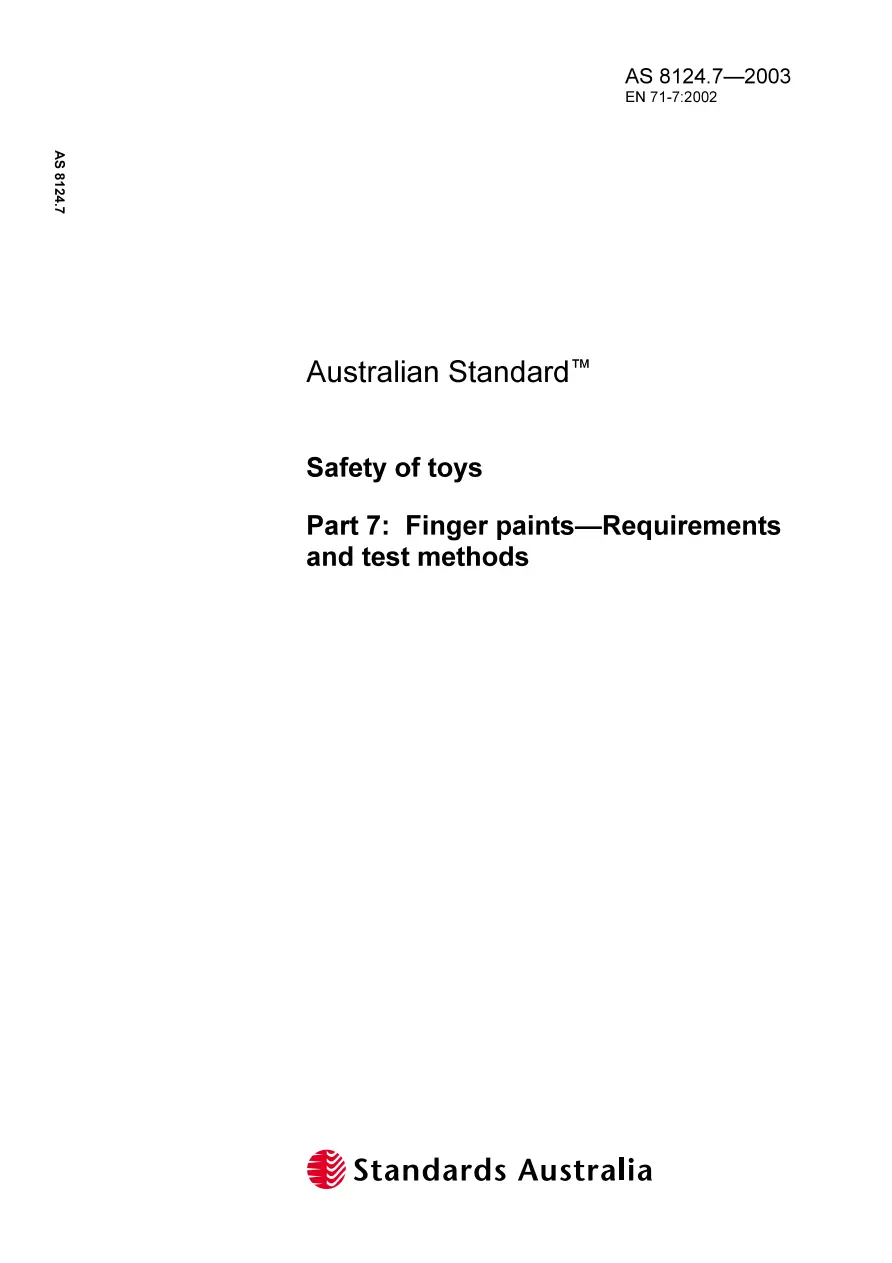 AS 8124.7-2003 AS 8124.7-2003 pdf