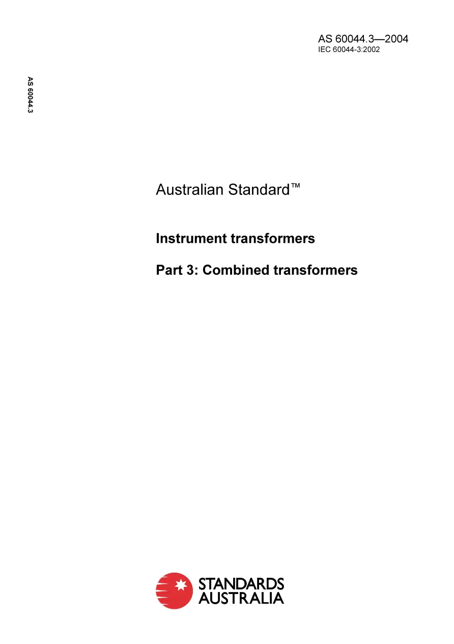 AS 60044.3-2004 pdf