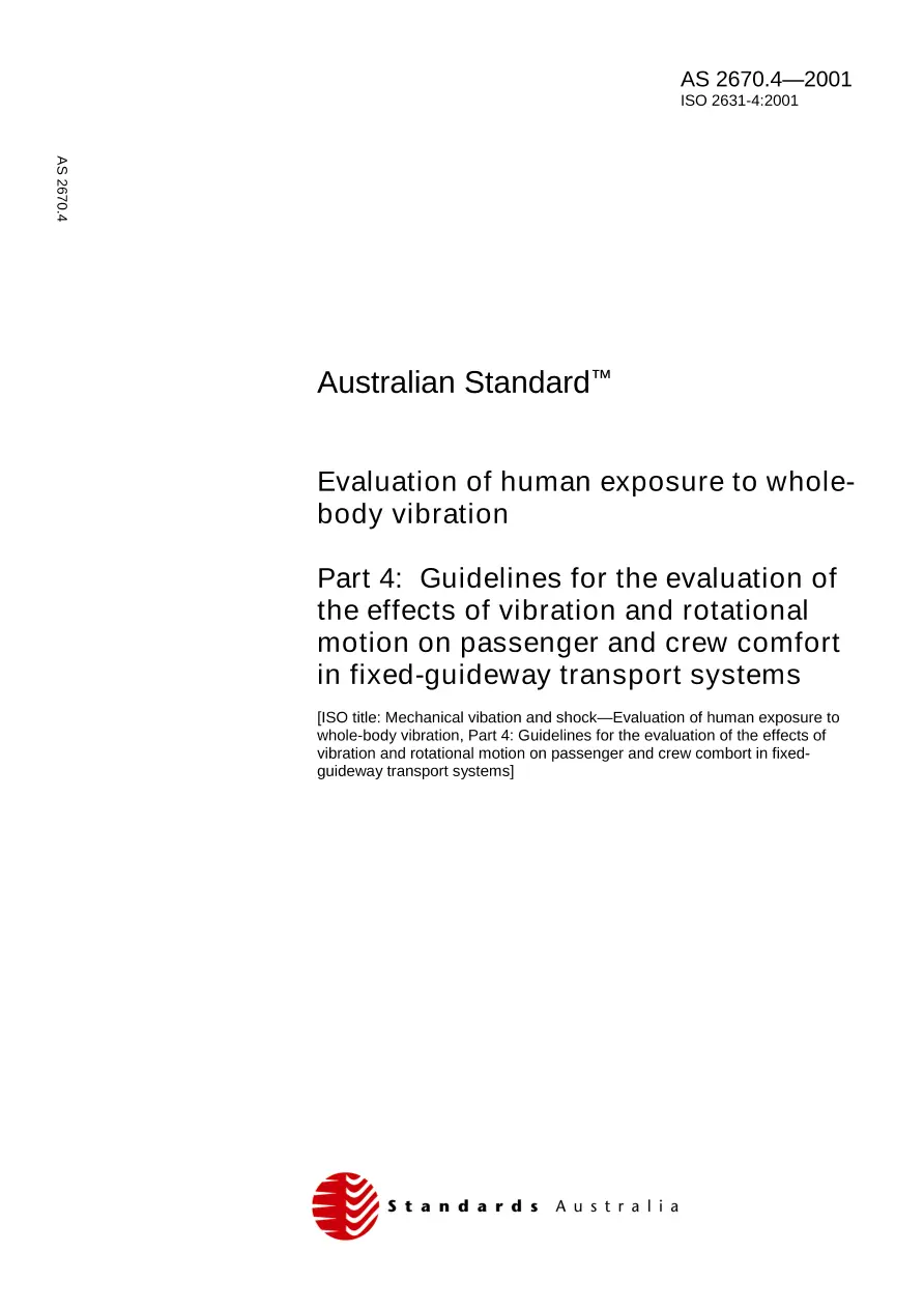 AS 2670.4-2001 AS 2670.4-2001 pdf