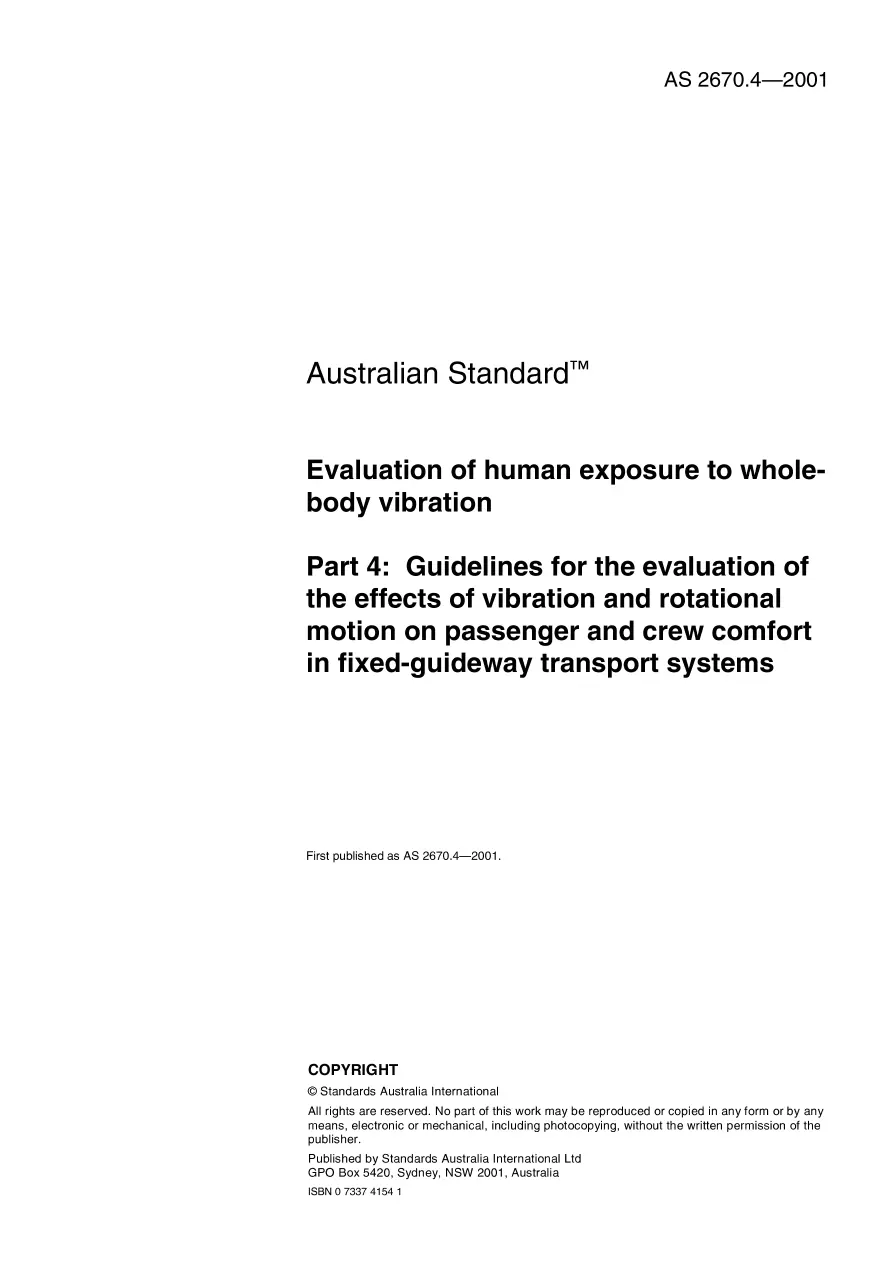AS 2670.4-2001 AS 2670.4-2001 pdf
