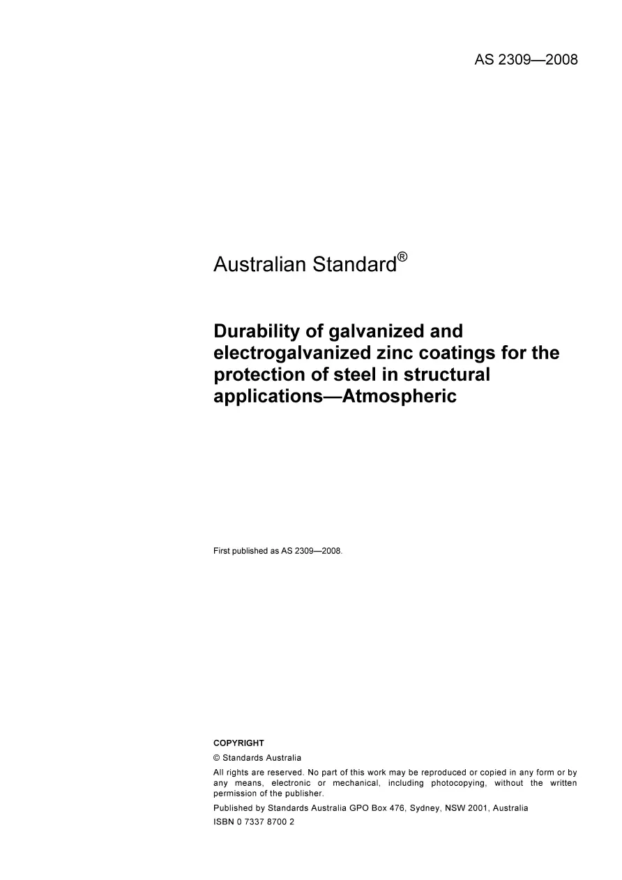 AS 2309-2008 AS 2309-2008 pdf