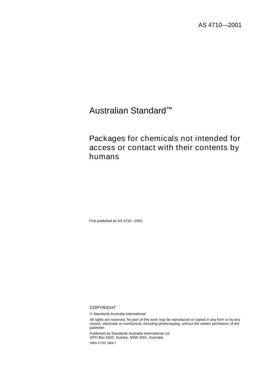 AS 4710-2001 AS 4710-2001 pdf
