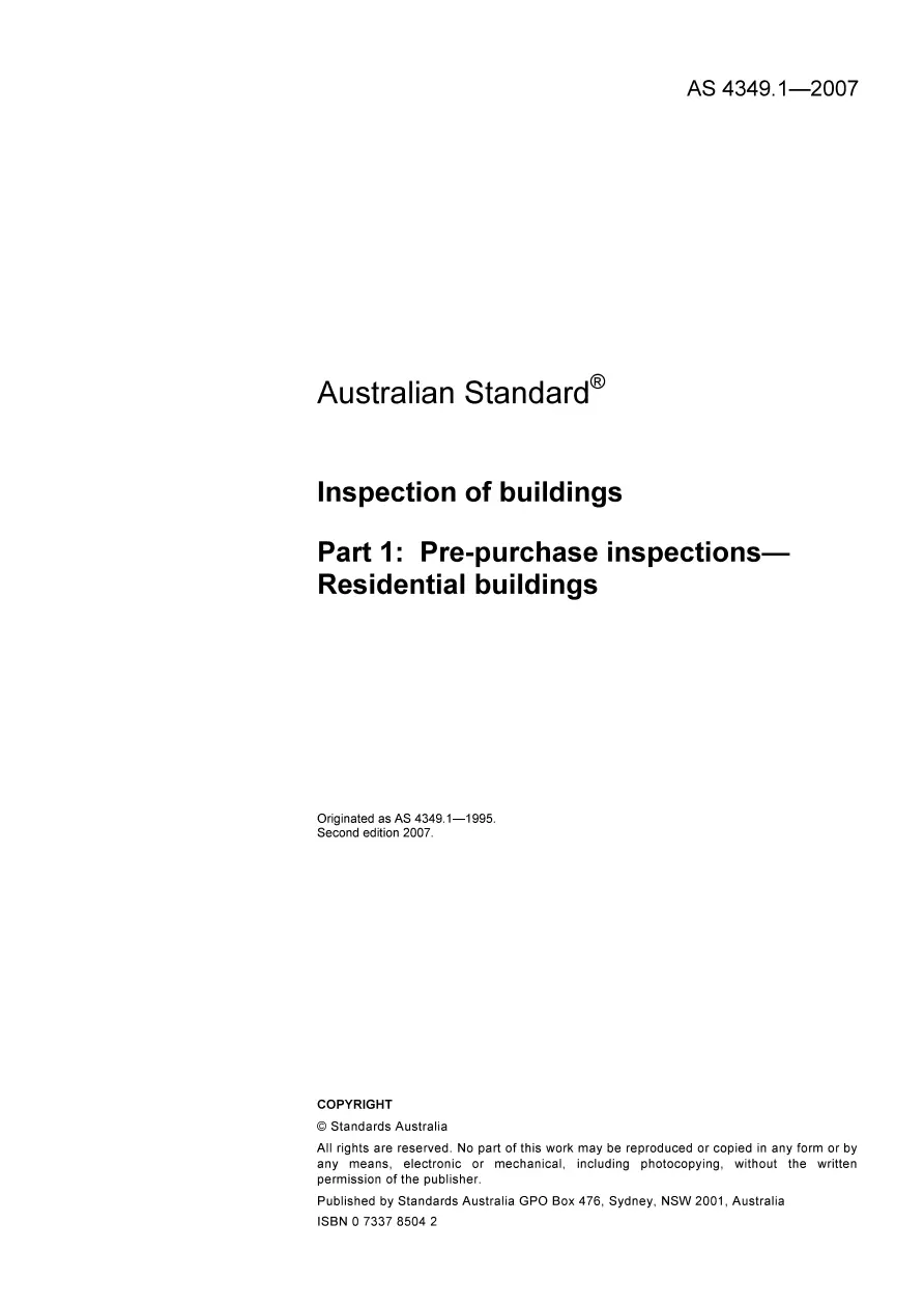 AS 4349.1-2007 pdf