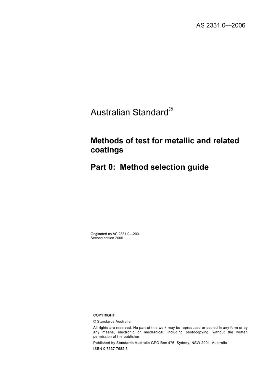 AS 2331.0-2006 AS 2331.0-2006 pdf