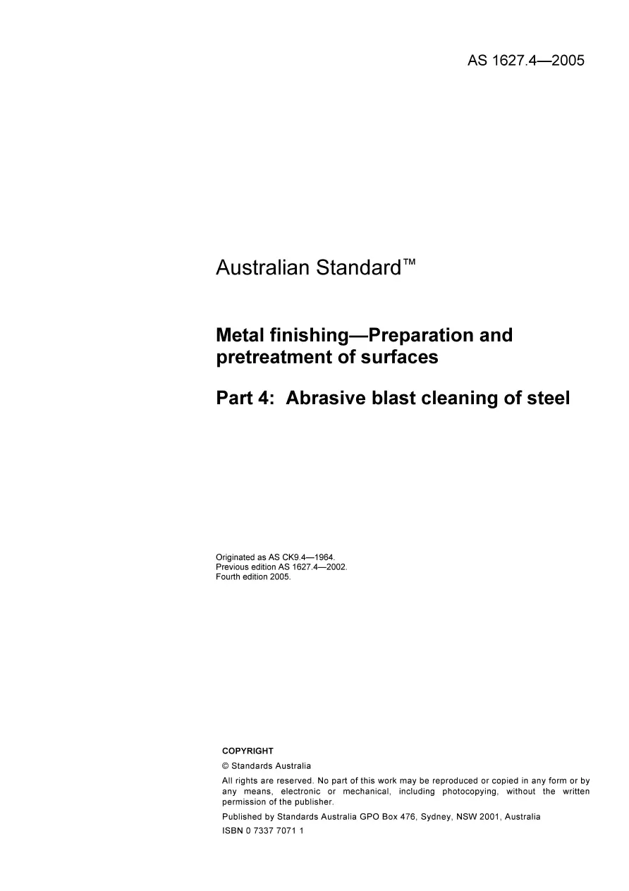 AS 1627.4-2005 AS 1627.4-2005 pdf