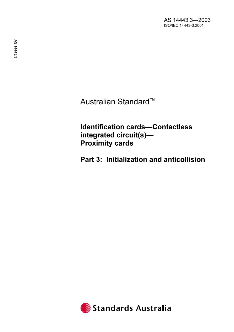 AS 14443.3-2003 AS 14443.3-2003 pdf