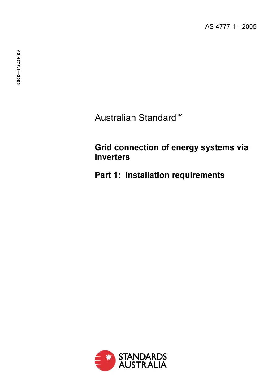 AS 4777.1-2005 AS 4777.1-2005 pdf