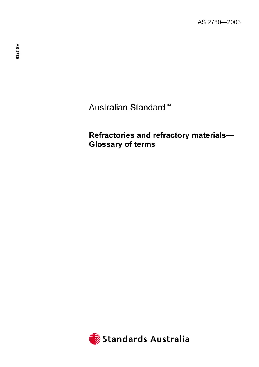 AS 2780-2003 pdf