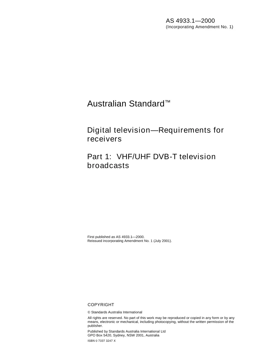 AS 4933.1-2000 AS 4933.1-2000 pdf