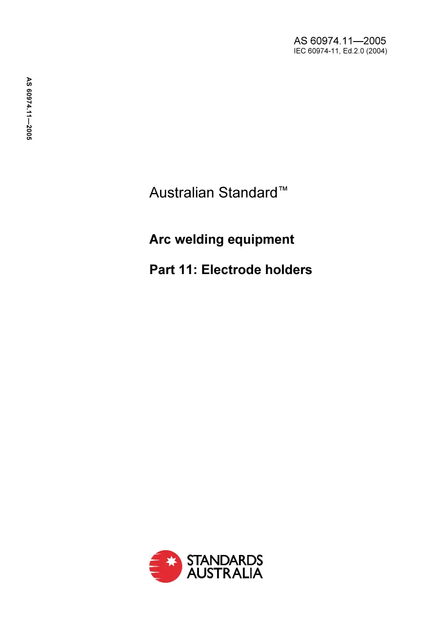 AS 60974.11-2005 pdf
