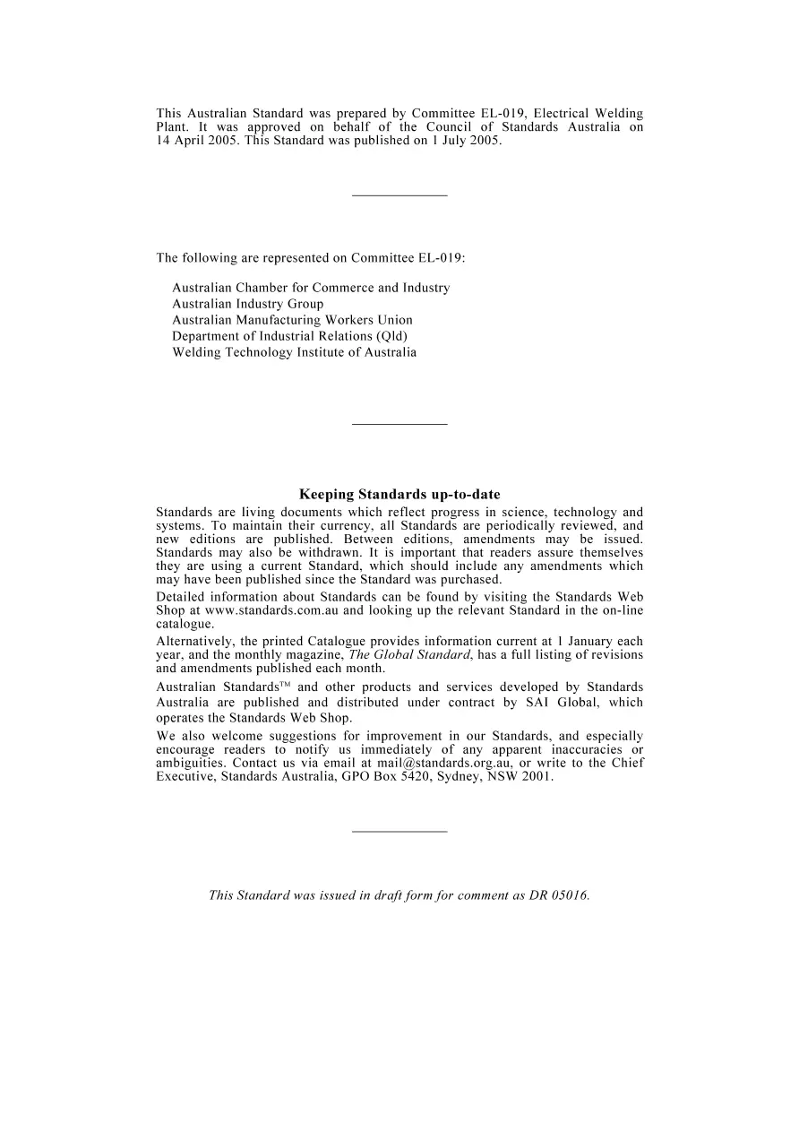 AS 60974.11-2005 pdf