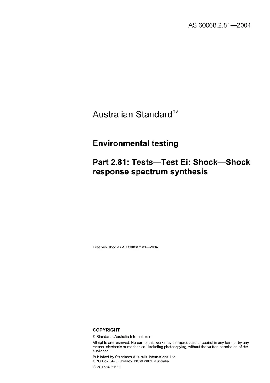 AS 60068.2.81-2004 AS 60068.2.81-2004 pdf
