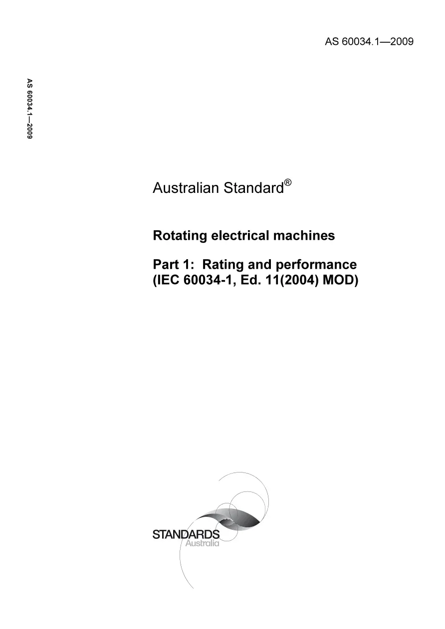AS 60034.1-2009 pdf