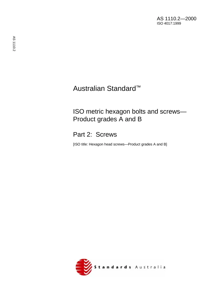 AS 1110.2-2000 AS 1110.2-2000 pdf