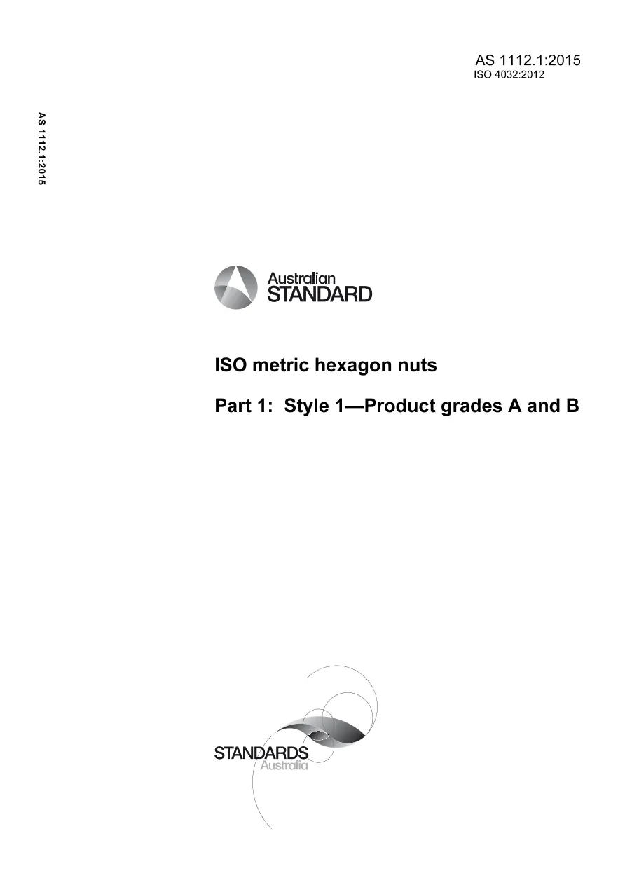 AS 1112.1:2015 AS 1112.1:2015 pdf