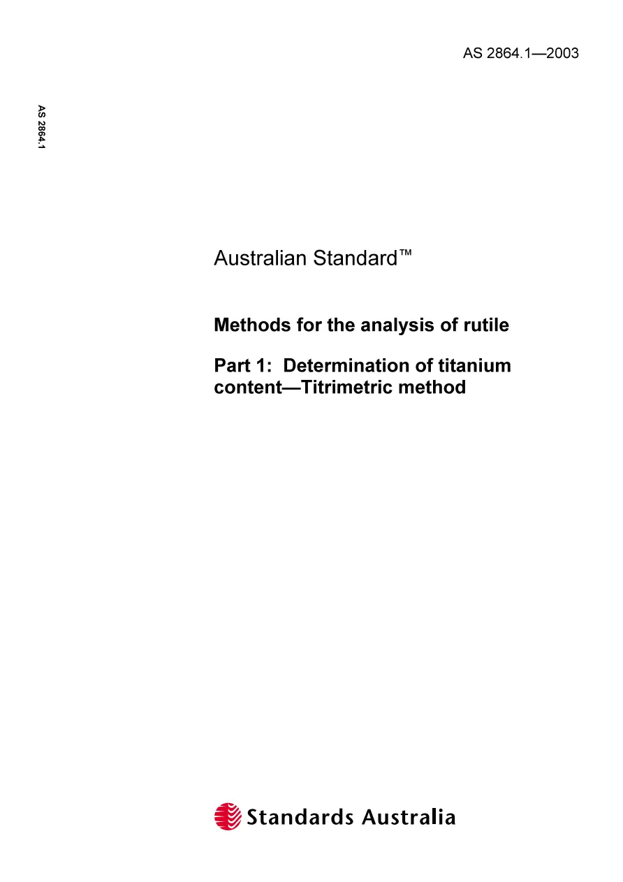AS 2864.1-2003 pdf