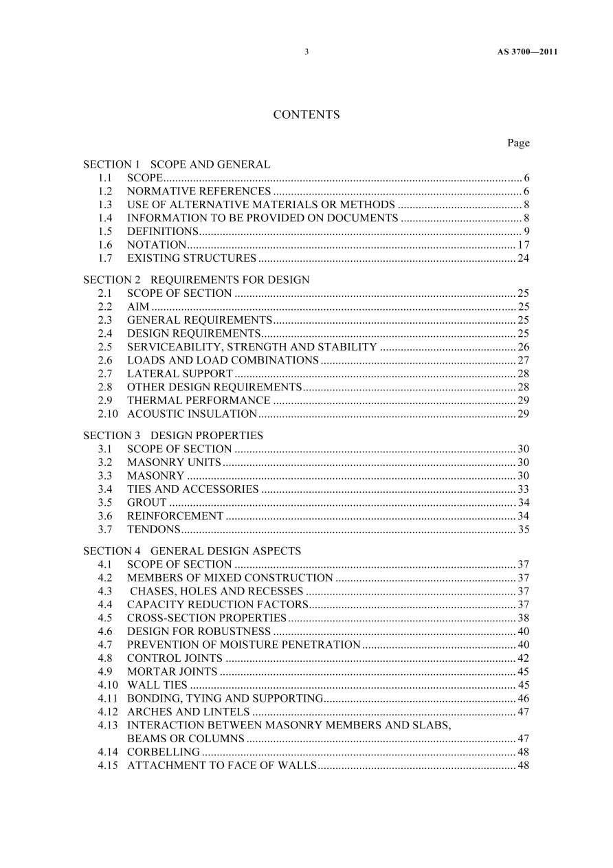 AS 3700-2011 pdf