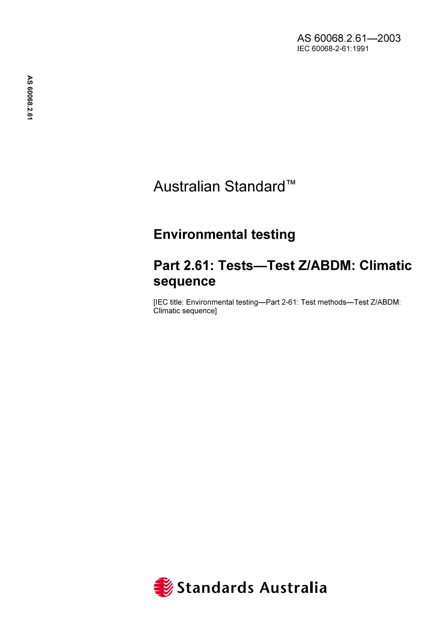 AS 60068.2.61-2003 pdf