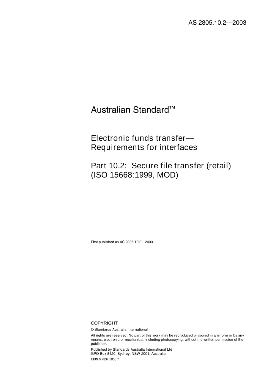 AS 2805.10.2-2003 AS 2805.10.2-2003 pdf