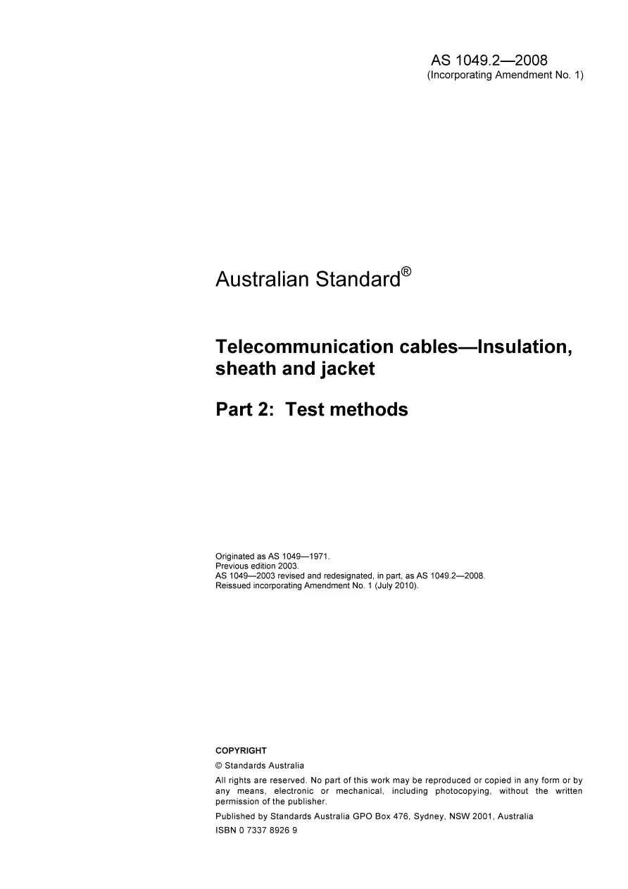 AS 1049.2-2008 pdf