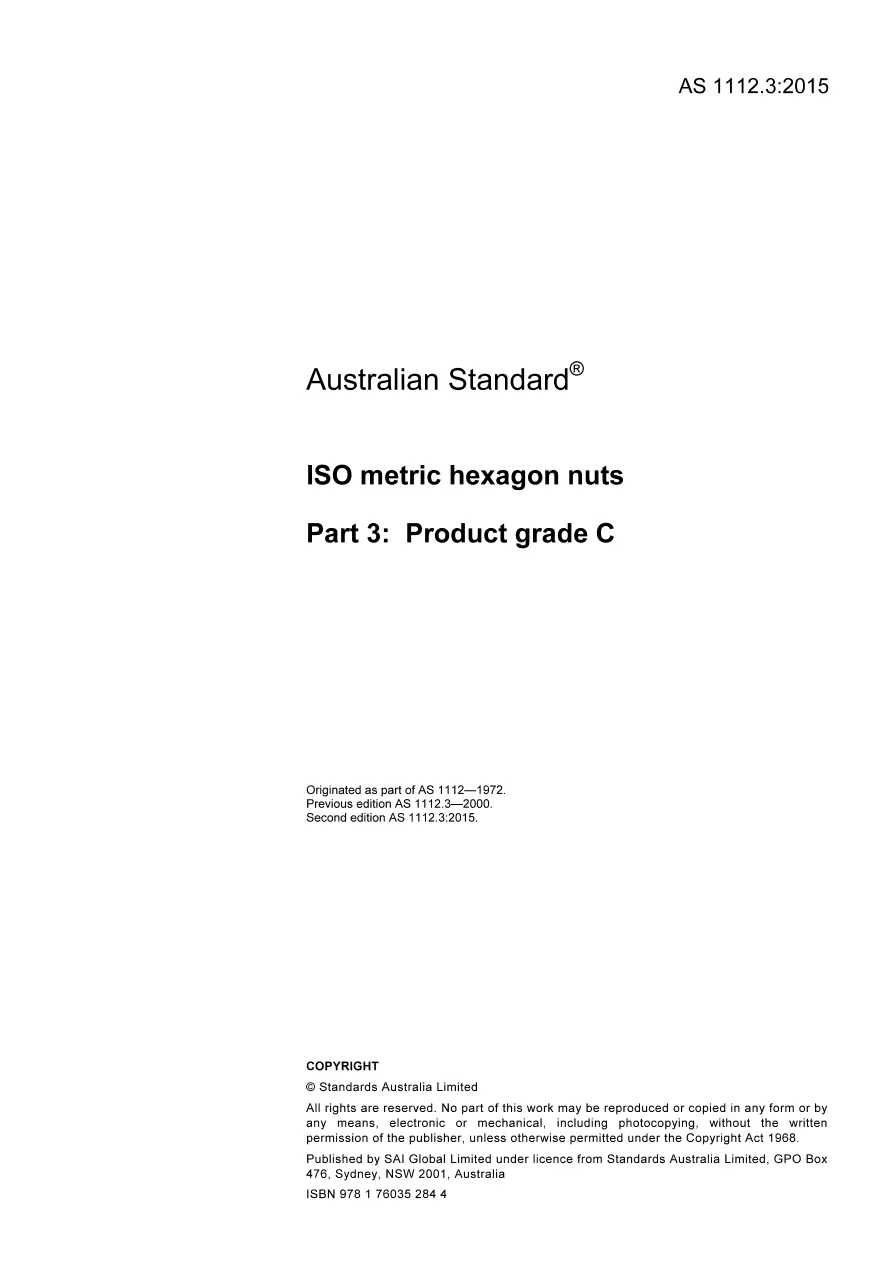 AS 1112.3:2015 pdf
