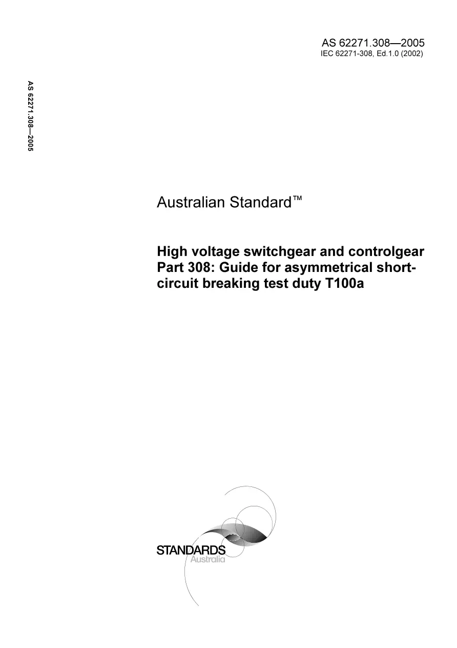 AS 62271.308-2005 AS 62271.308-2005 pdf