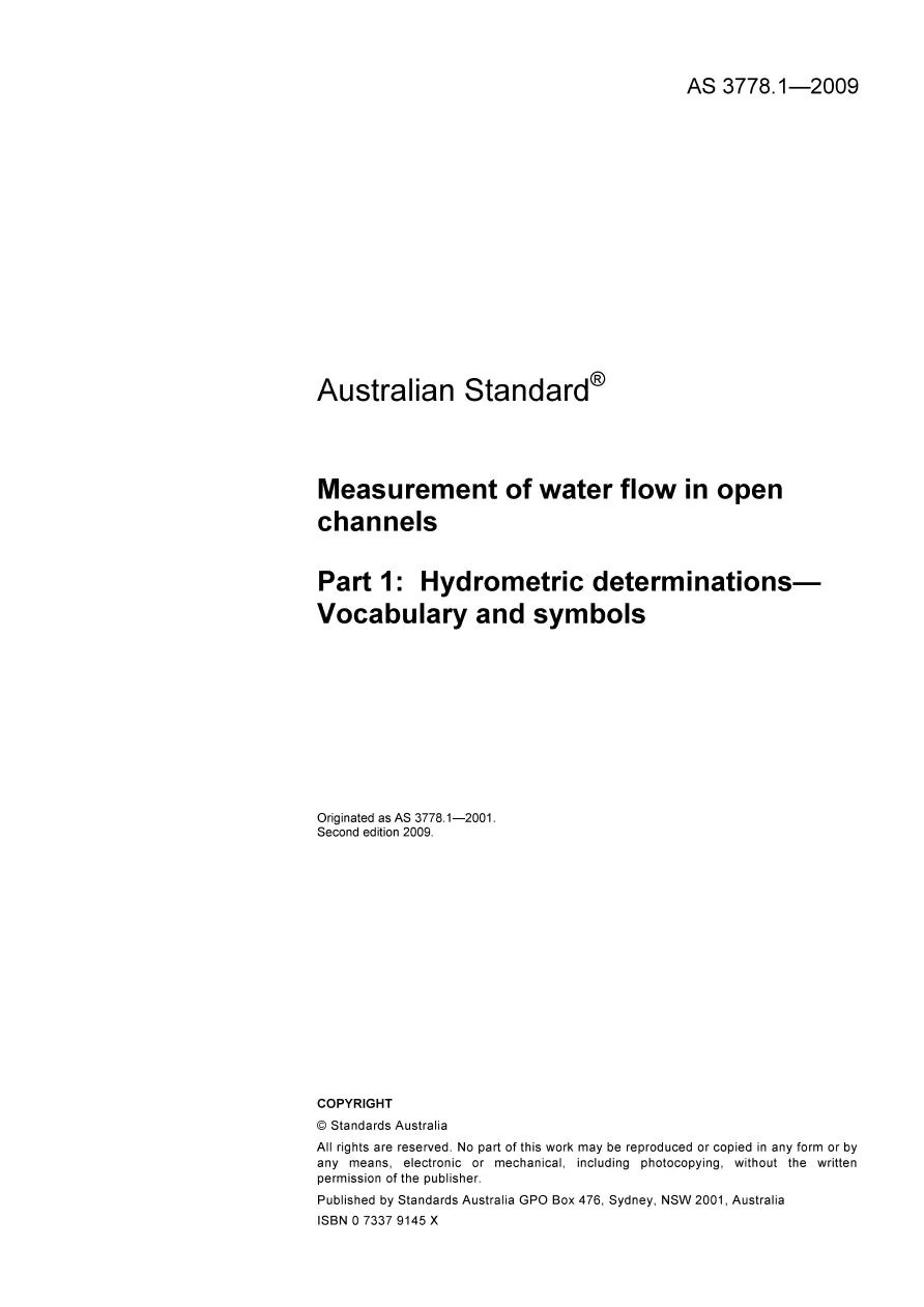 AS 3778.1-2009 AS 3778.1-2009 pdf