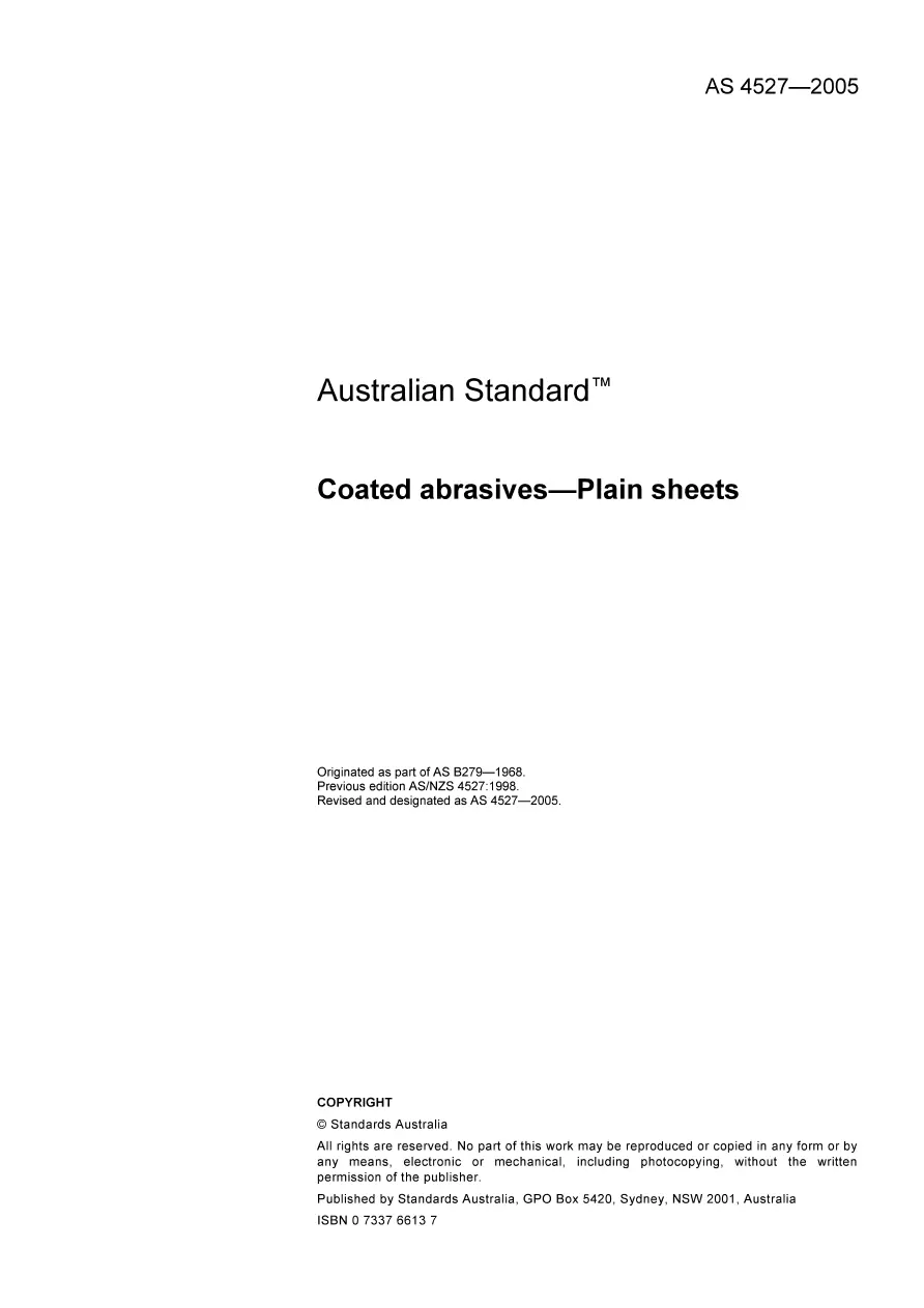 AS 4527-2005 pdf