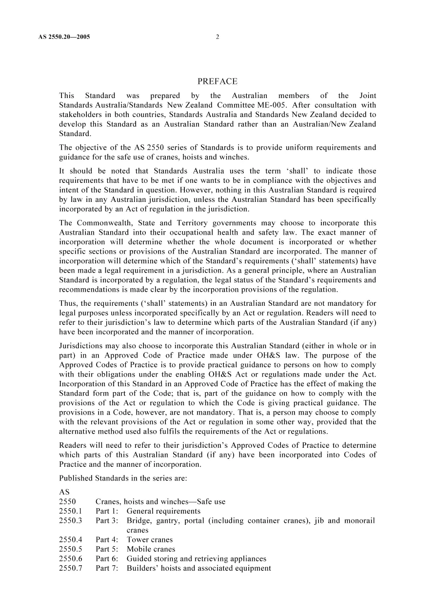 AS 2550.20-2005 pdf