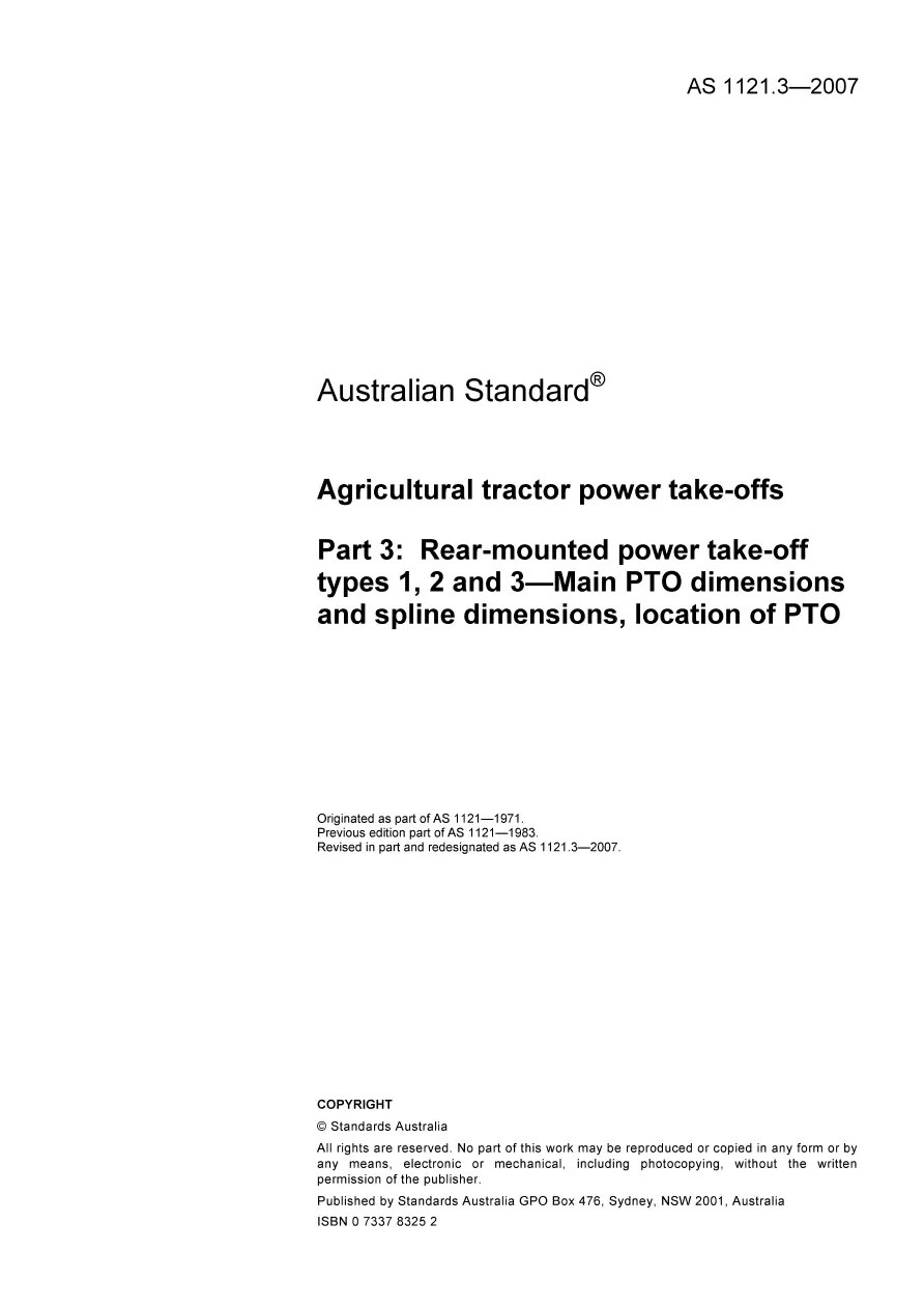 AS 1121.3-2007 AS 1121.3-2007 pdf