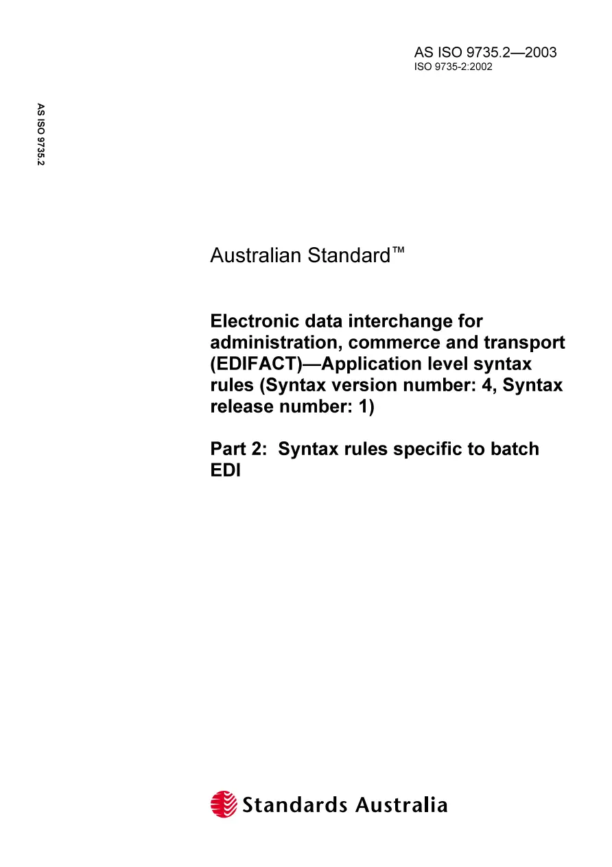 AS ISO 9735.2-2003 AS ISO 9735.2-2003 pdf
