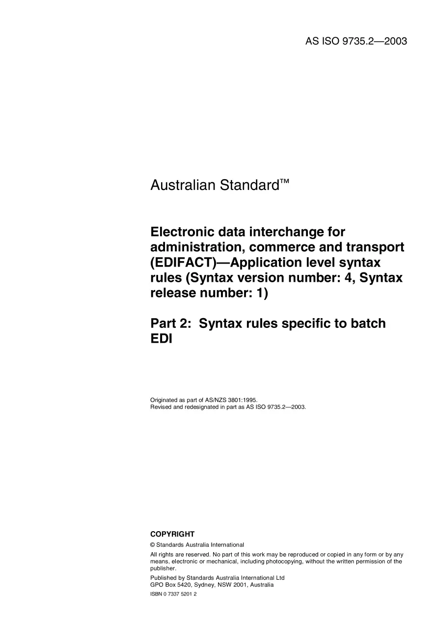 AS ISO 9735.2-2003 AS ISO 9735.2-2003 pdf