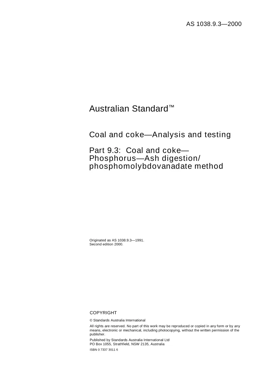 AS 1038.9.3-2000 AS 1038.9.3-2000 pdf