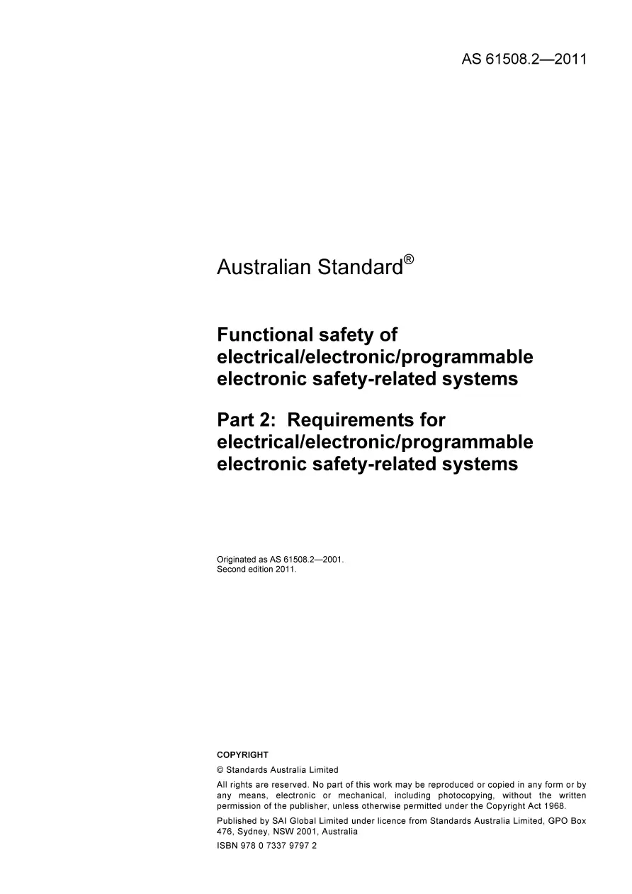 AS 61508.2-2011 AS 61508.2-2011 pdf